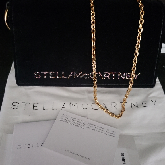 Stella McCartney crystal logo mini clutch - Picture 4 of 6
